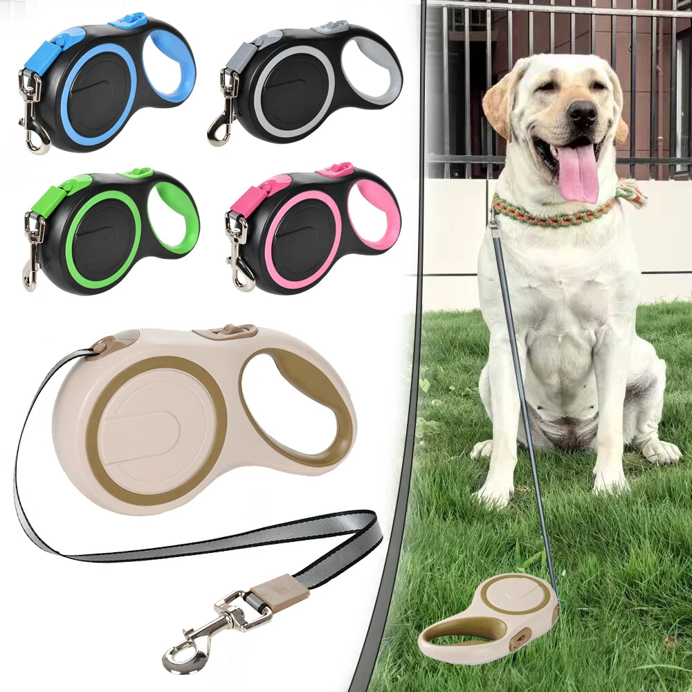 5M 8M 50kg Dog Leash Retractable Large Dogs Extendable Strap Long Strong Puppy Roulette Leash Walking Training Pet Accessories