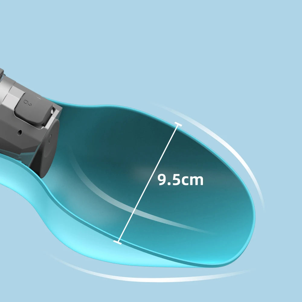 Bouteille d'eau portable de 800 ml pour chiens (petits, moyens et grands) – Gamelle de voyage pour l'extérieur, bol à boire, mangeoire pour chiots et chats, accessoires pour animaux de compagnie (Labrador)