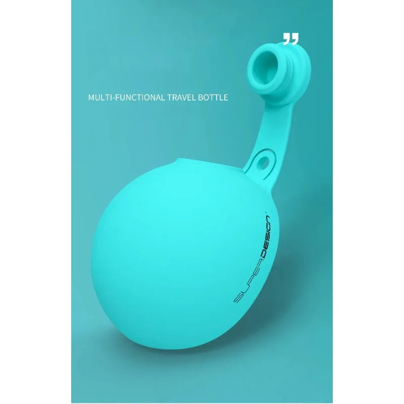 Bouteille d'eau portable pour chiens, à utiliser en extérieur ; distributeur d'eau pratique en PETG pour chiens ; gamelle d'eau portable pour chiots en voyage