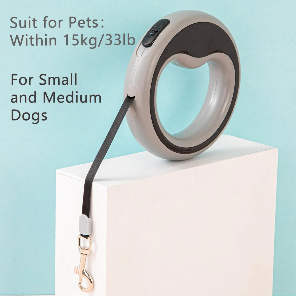 250cm/98.43in Automatic Retractable Dog Leash Outdoor Training Pet Leash for Small Medium Dog Durable Puppy Lead Dog Accessories